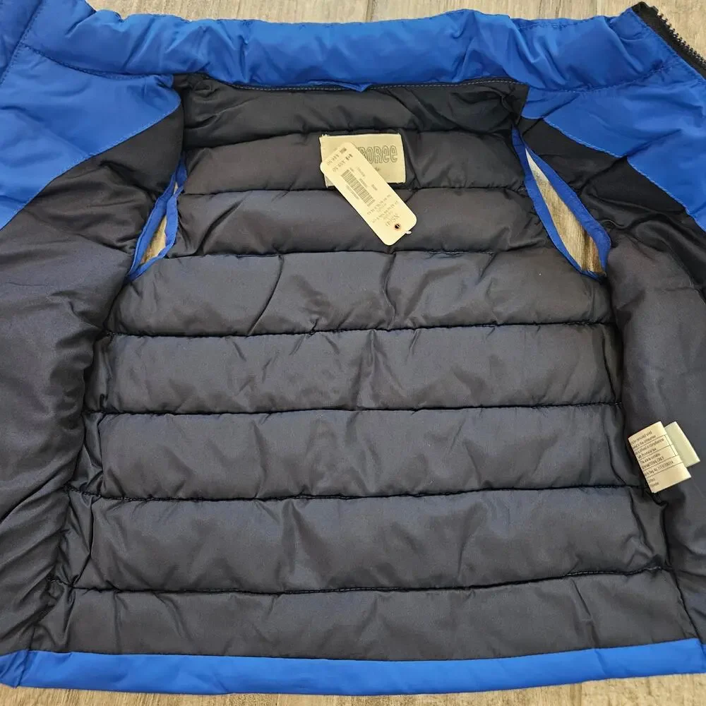 Gymboree Boys Blue Puffer Vest XS 4 NEW Lightweight Warm Layering Winter Outdoor